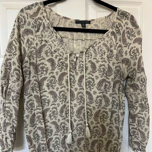 American Eagle Paisley Top